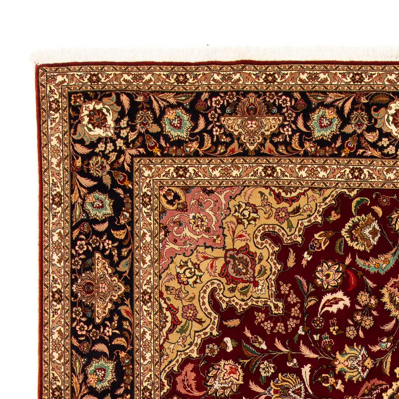 Persisk tæppe - Tabriz - Royal - 310 x 202 cm - mørkerød