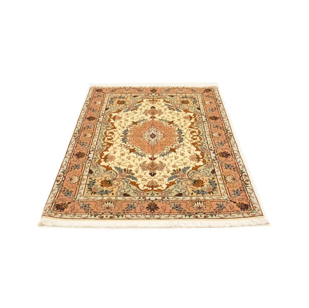 Persisk tæppe - Tabriz - Royal - 152 x 100 cm - beige