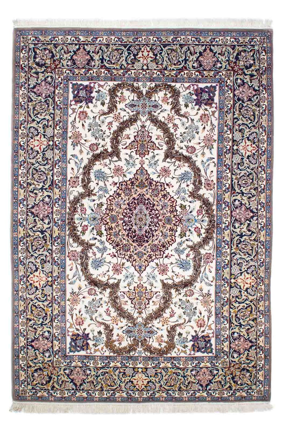 Persisk tæppe - Isfahan - Premium - 233 x 160 cm - beige