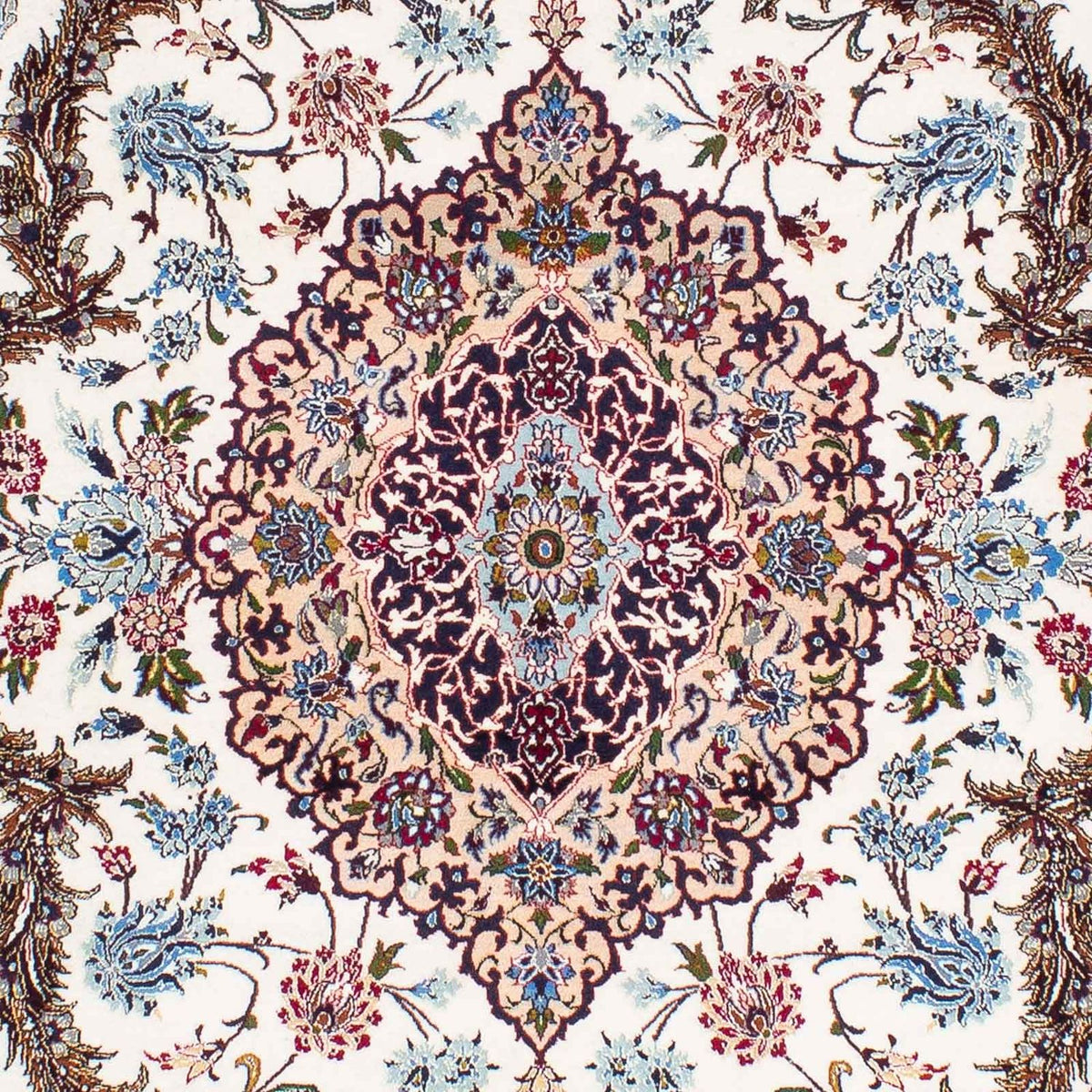 Persisk tæppe - Isfahan - Premium - 233 x 160 cm - beige
