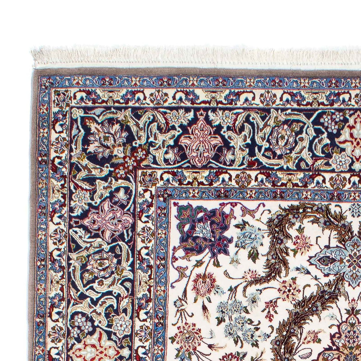 Persisk tæppe - Isfahan - Premium - 233 x 160 cm - beige