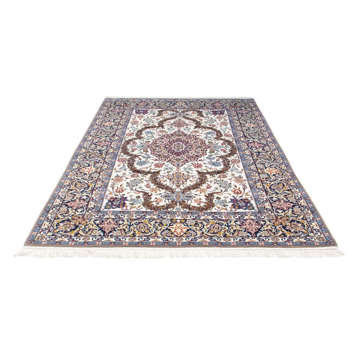Persisk tæppe - Isfahan - Premium - 233 x 160 cm - beige