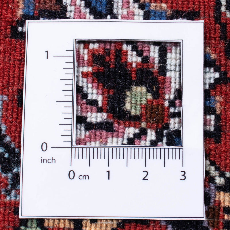 Persisk tæppe - Bijar - 242 x 133 cm - mørkeblå