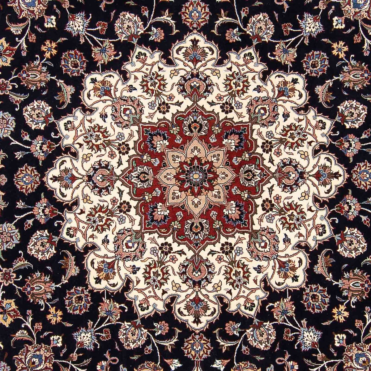 Persisk tæppe - Classic firkantet  - 307 x 300 cm - mørkeblå