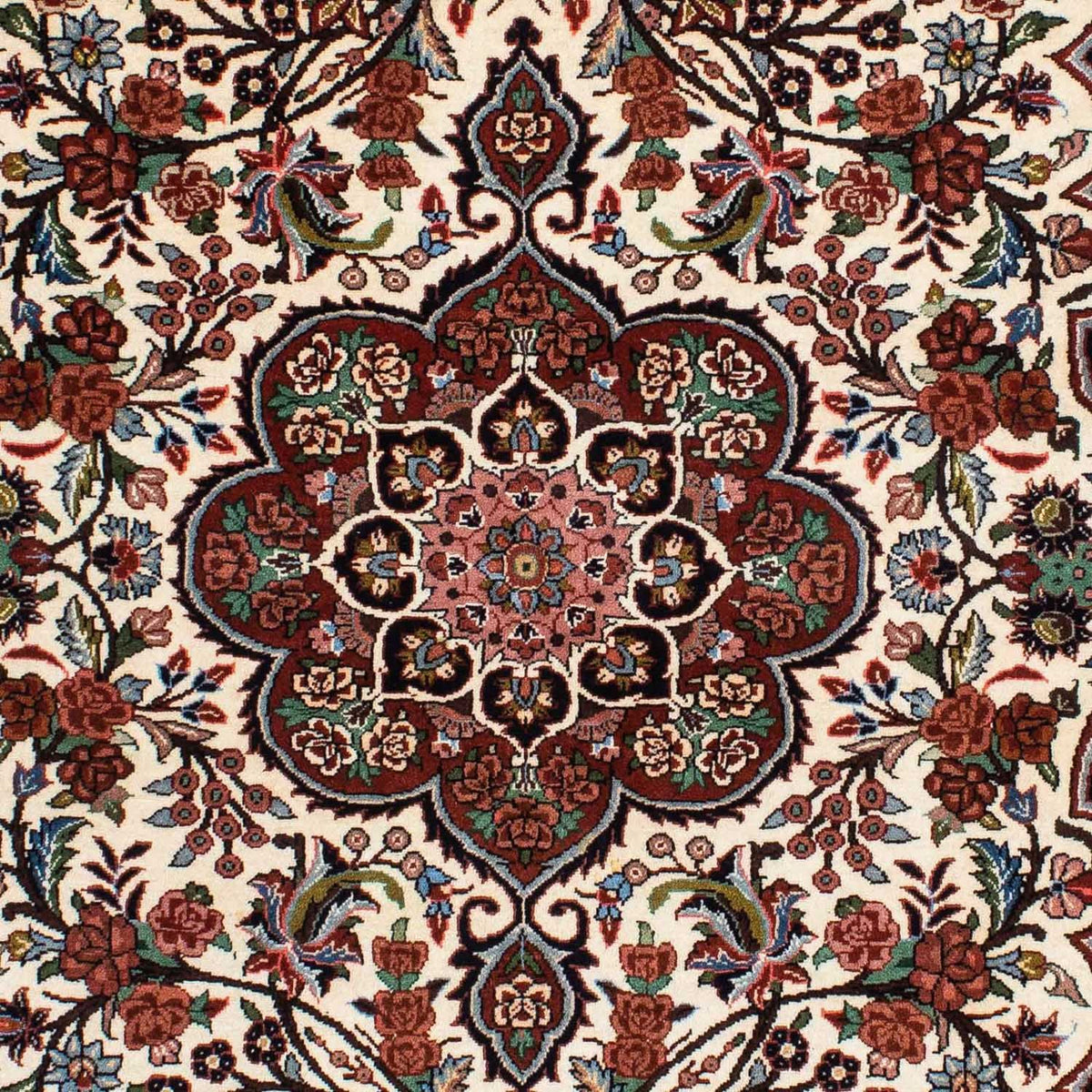 Persisk tæppe - Bijar - 208 x 137 cm - beige