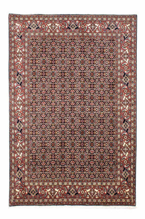 Persisk tæppe - Bijar - 248 x 173 cm - mørkeblå
