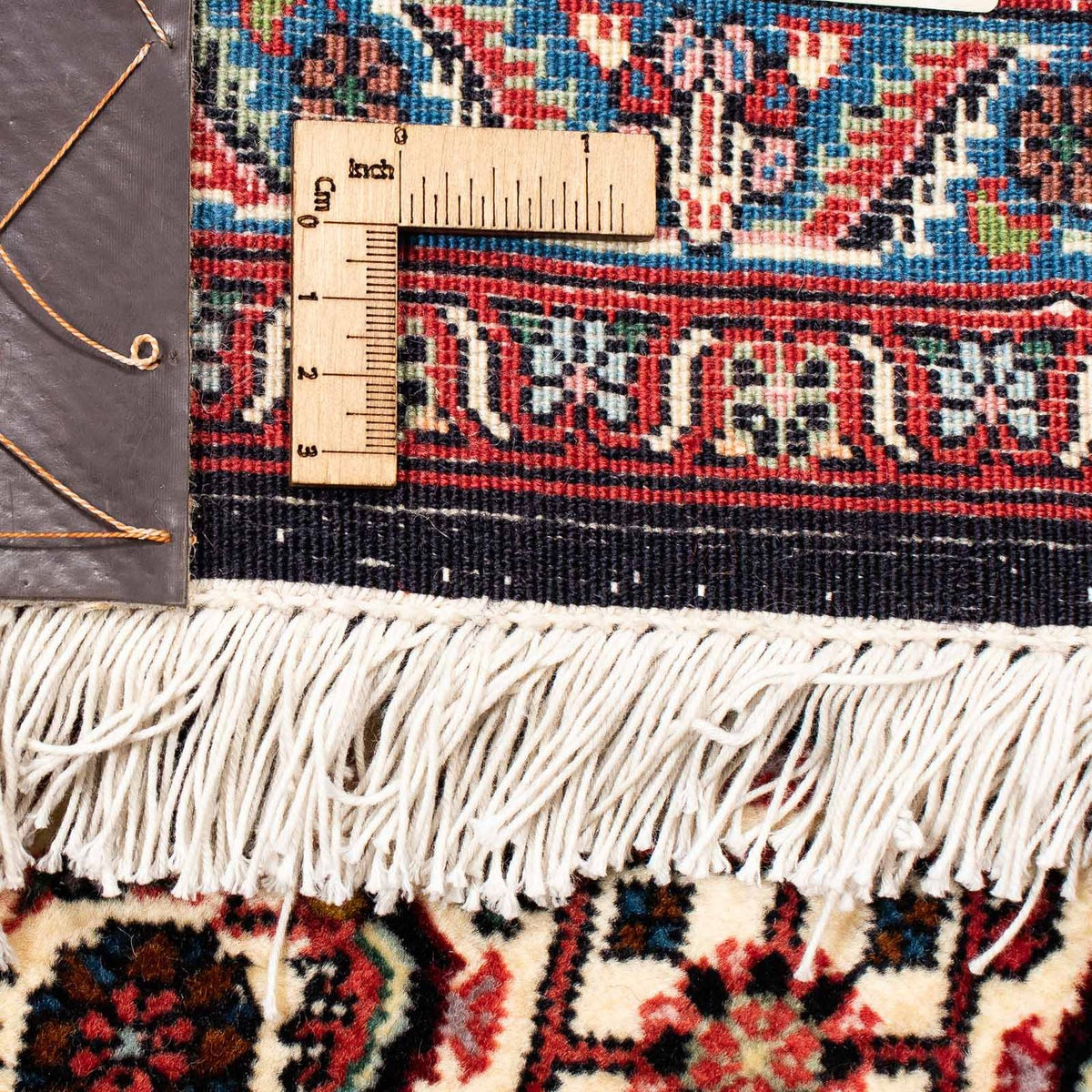 Persisk tæppe - Bijar - 382 x 249 cm - mørkerød