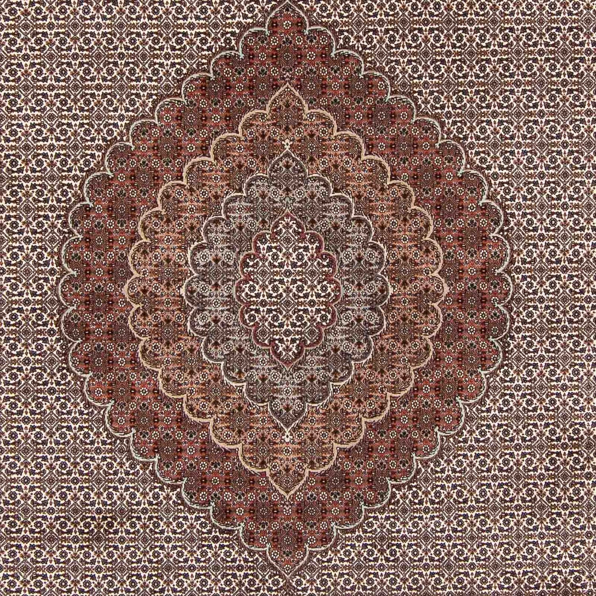 Persisk tæppe - Tabriz - Royal - 348 x 253 cm - lys brun