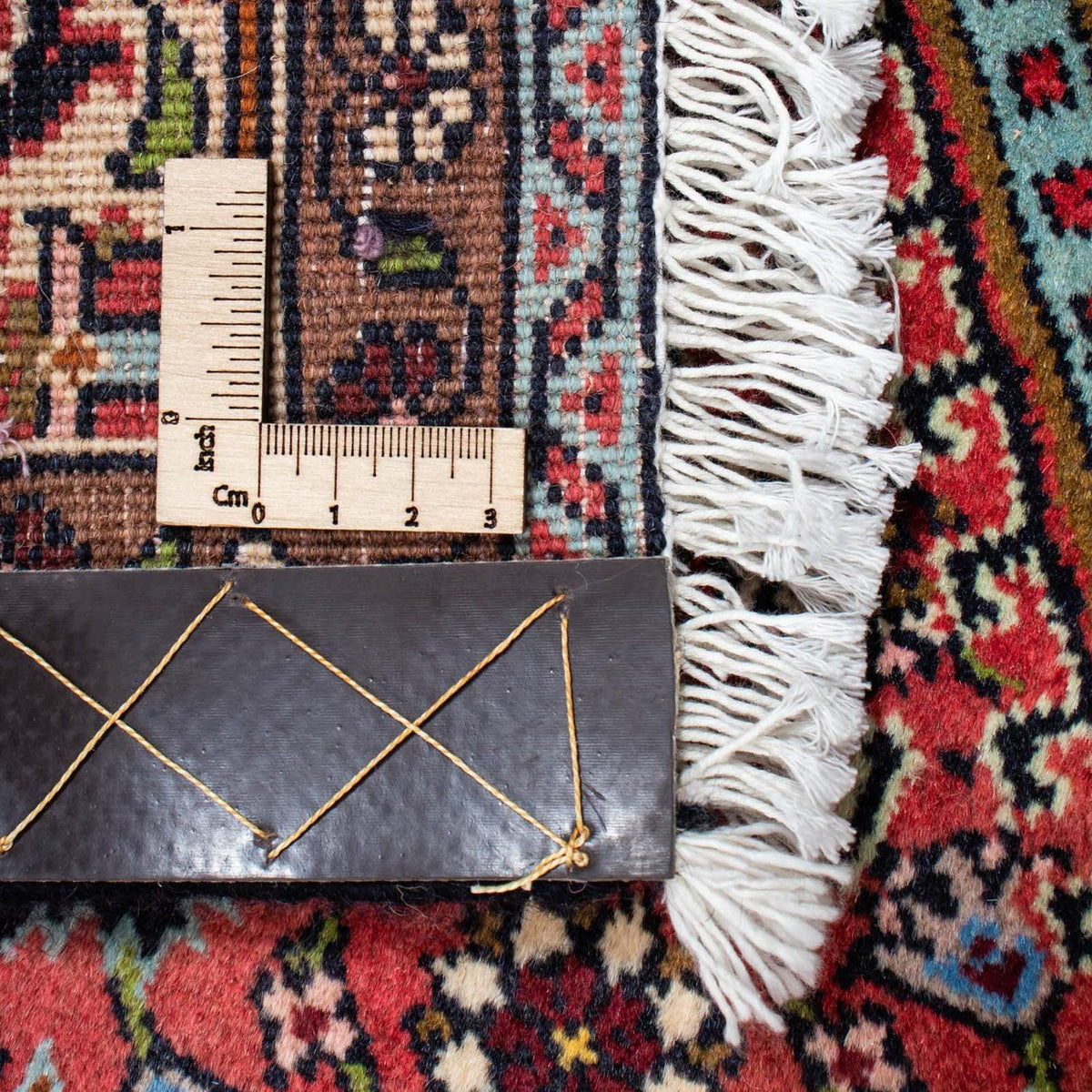 Persisk tæppe - Bijar - 242 x 135 cm - rød