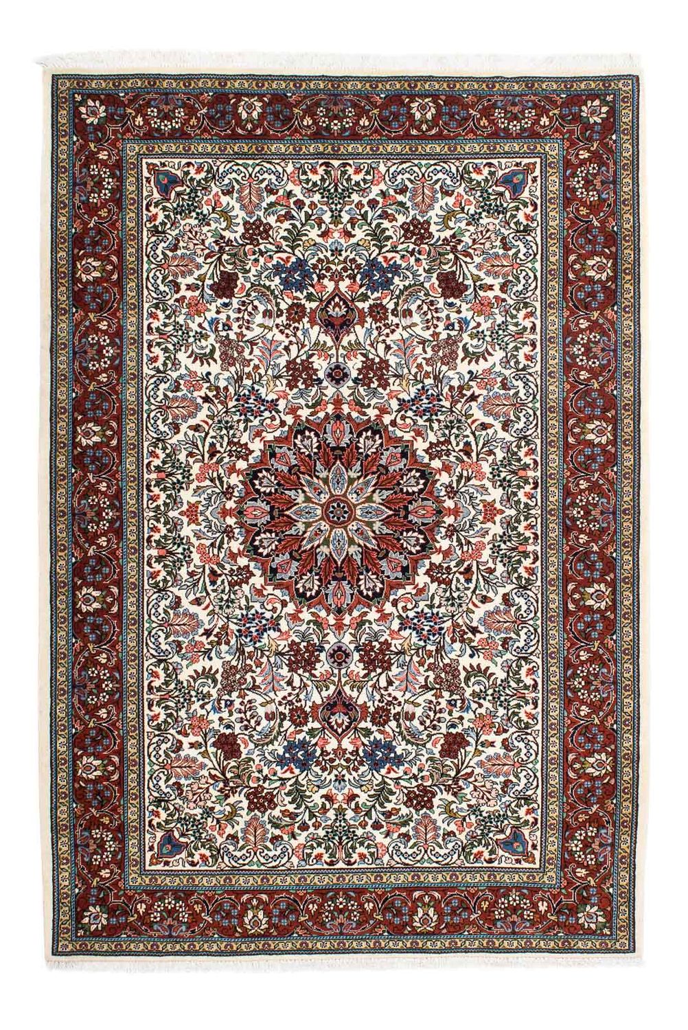 Persisk tæppe - Bijar - 213 x 140 cm - beige
