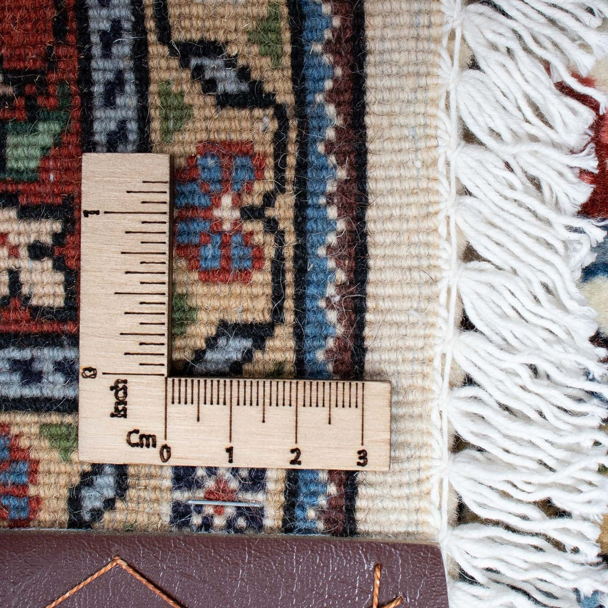 Persisk tæppe - Bijar - 213 x 140 cm - beige