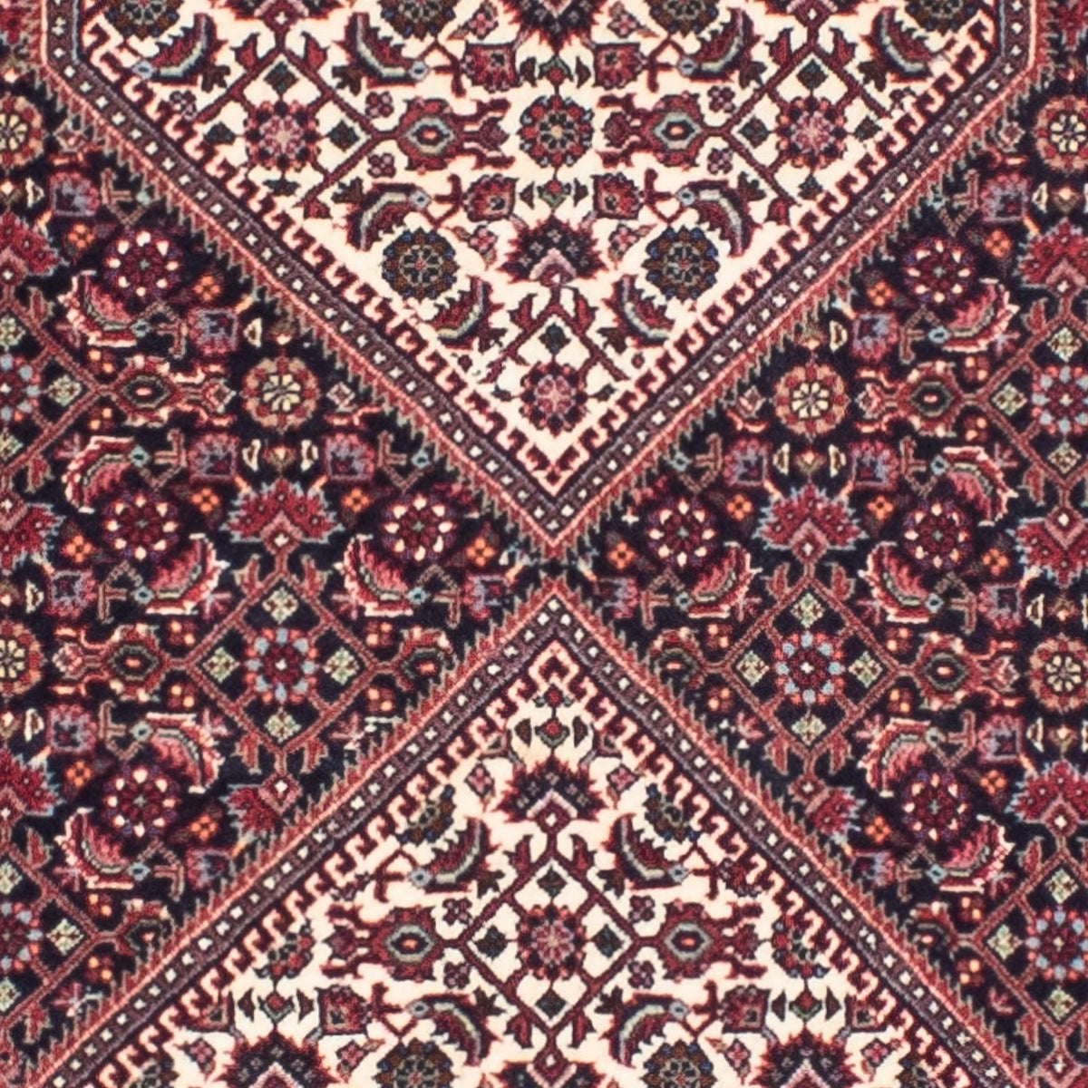 Løber Persisk tæppe - Bijar - 289 x 83 cm - mørkeblå