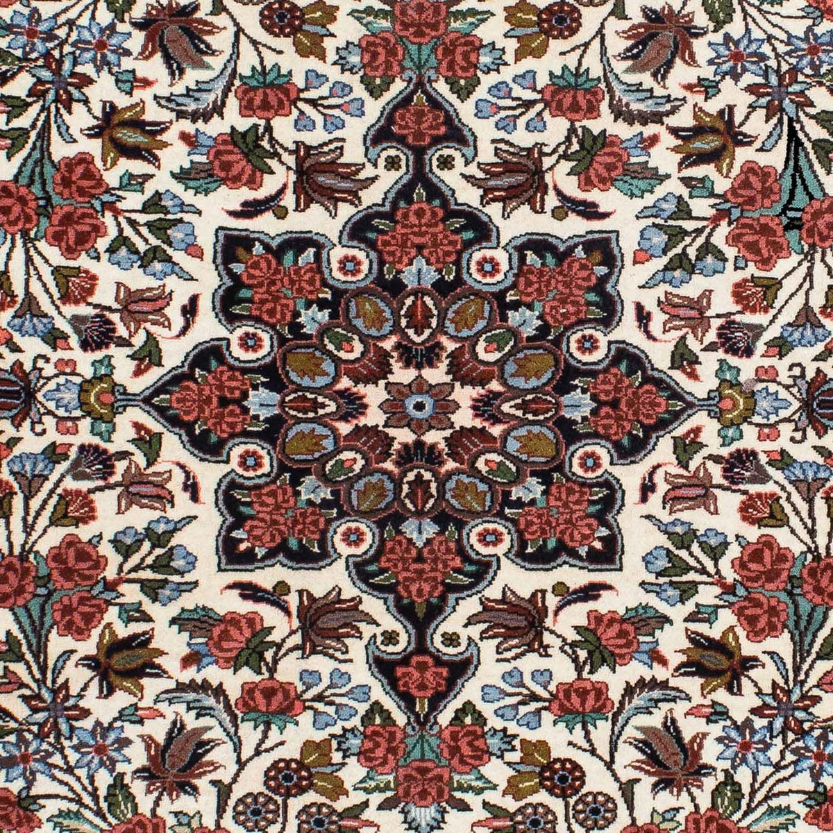Persisk tæppe - Bijar - 200 x 137 cm - beige