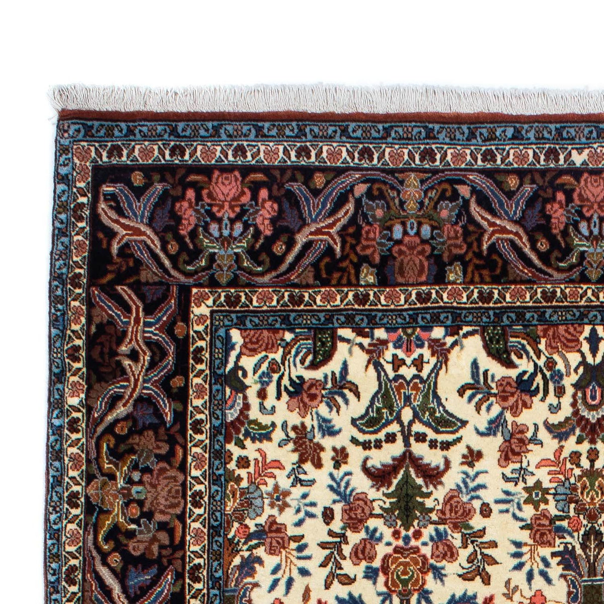 Persisk tæppe - Bijar - 243 x 135 cm - beige