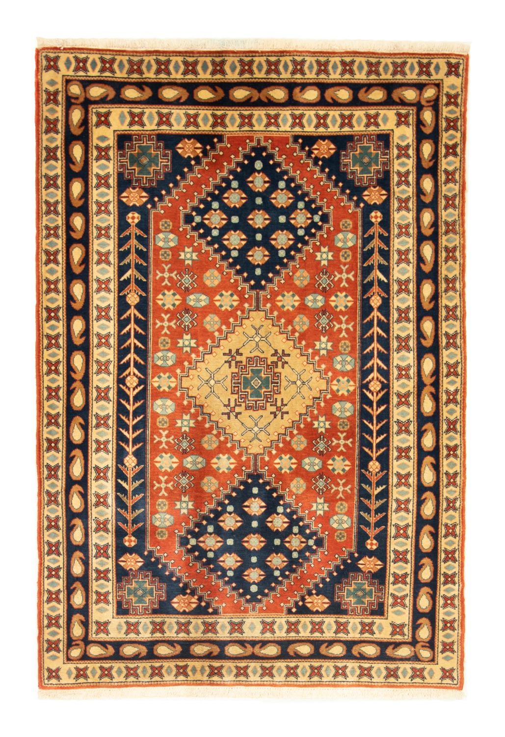 Persisk tæppe - Nomadisk - 176 x 120 cm - rust