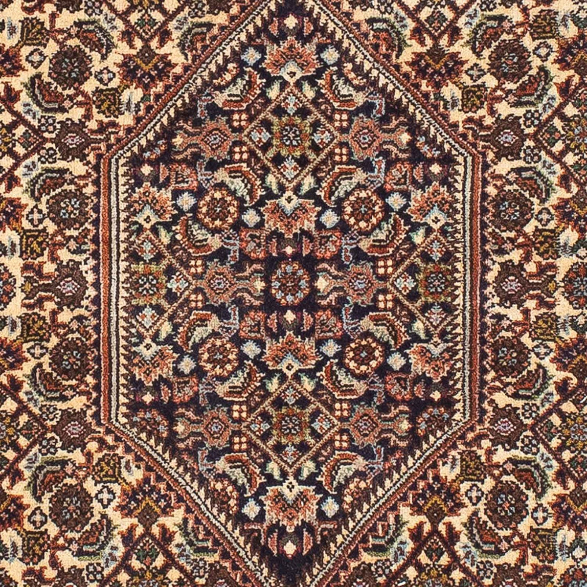 Persisk tæppe - Bijar - 205 x 137 cm - flerfarvet