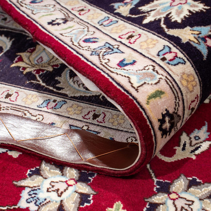 Persisk tæppe - Tabriz - Royal - 207 x 155 cm - mørkerød