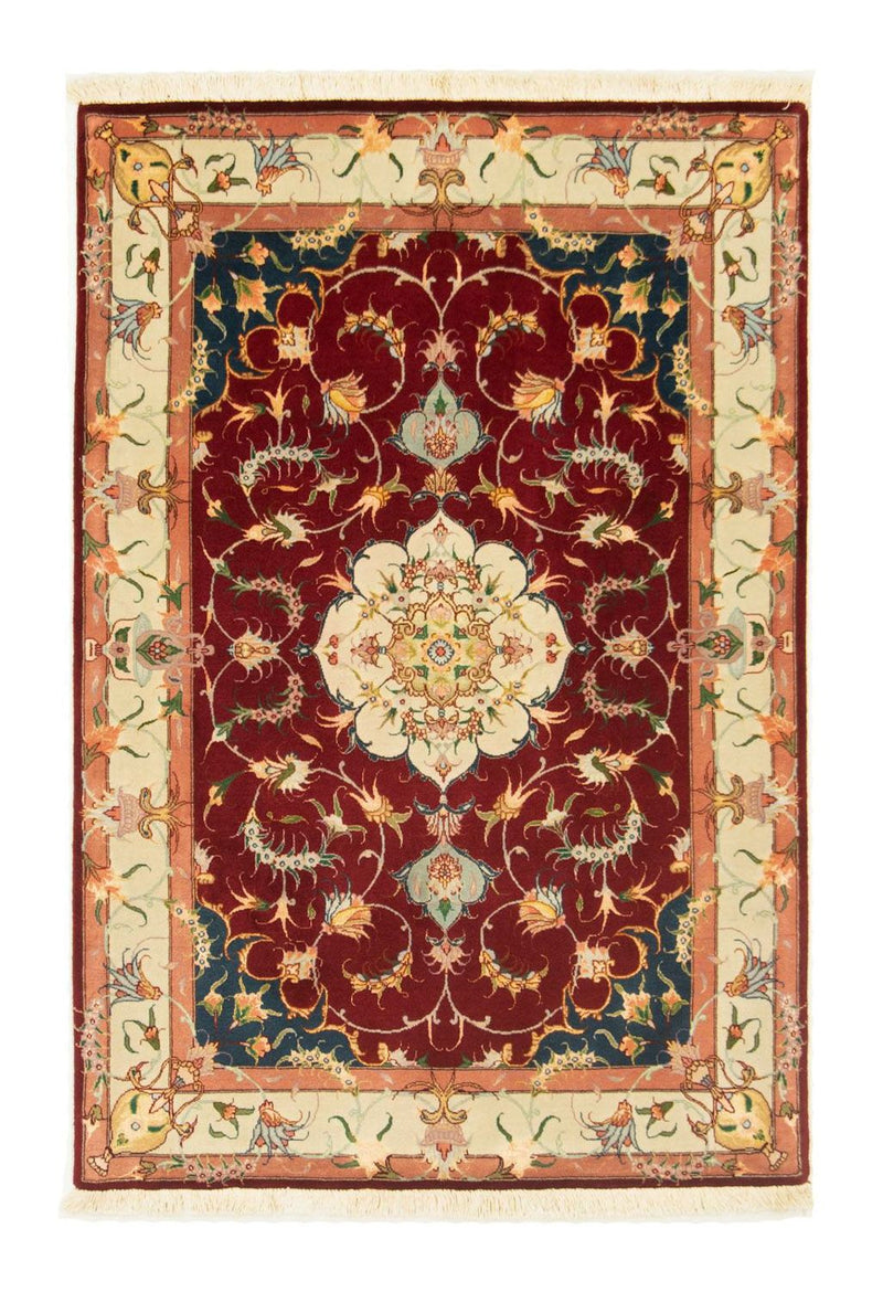 Persisk tæppe - Tabriz - Royal - 150 x 101 cm - rød