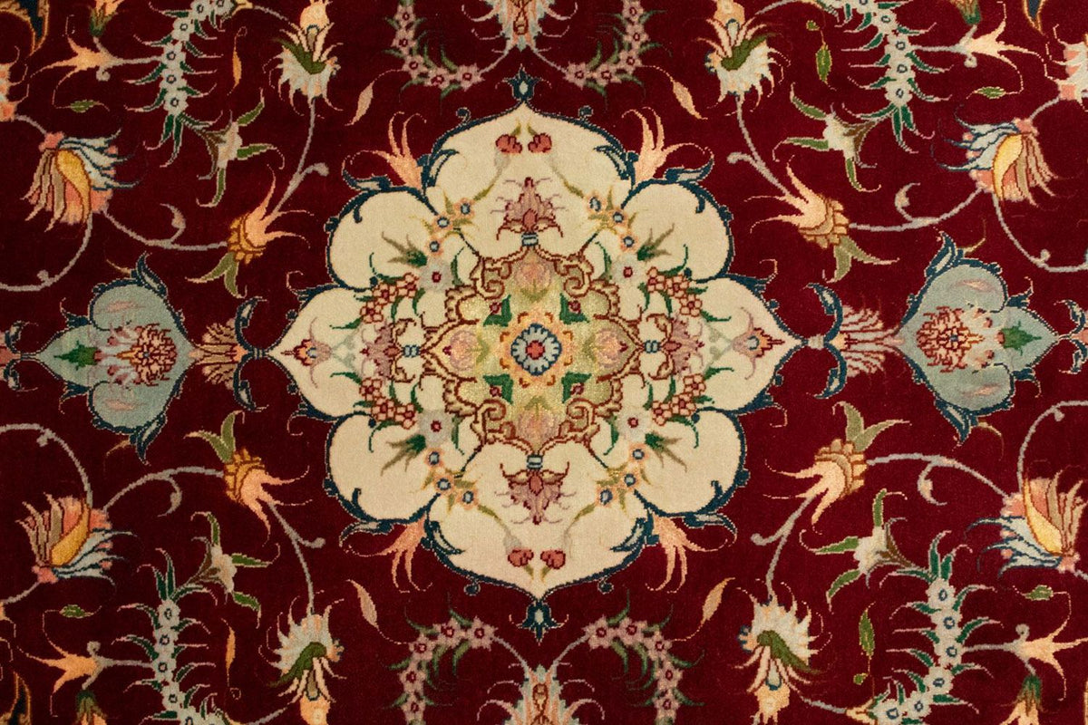 Persisk tæppe - Tabriz - Royal - 150 x 101 cm - rød