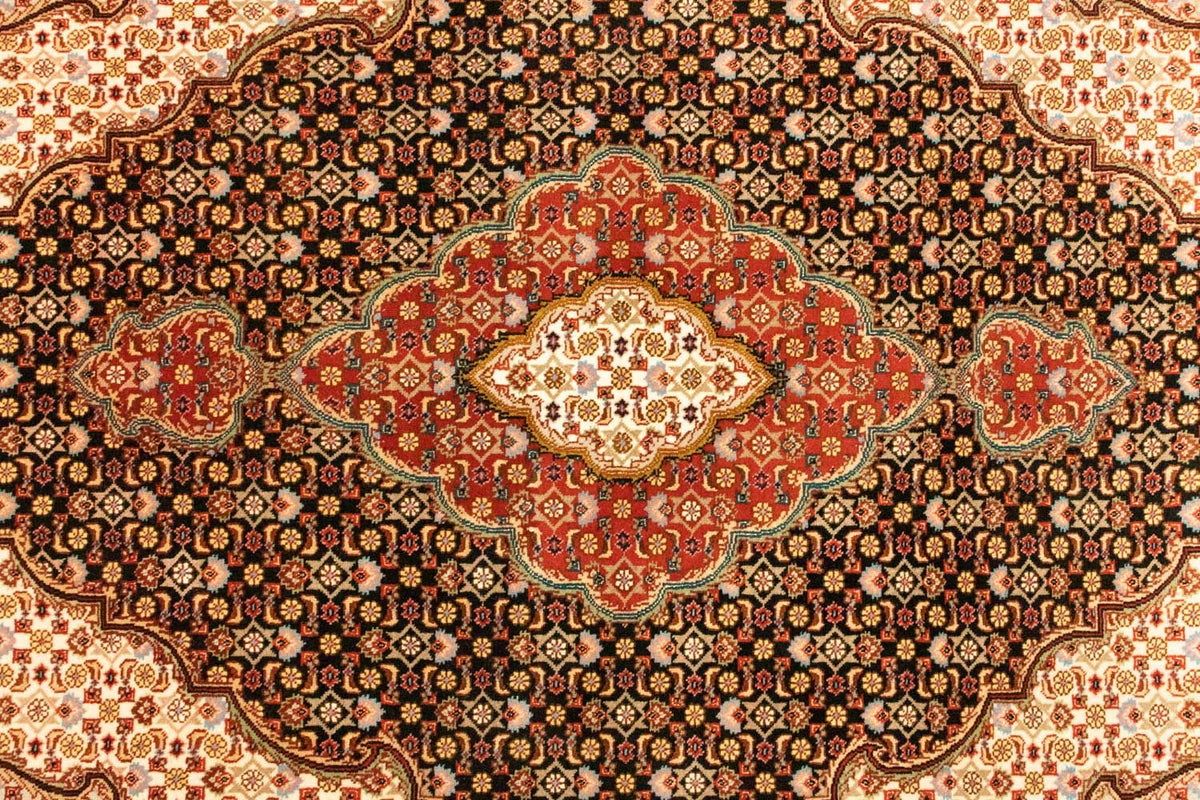 Persisk tæppe - Tabriz - Royal - 155 x 100 cm - mørkeblå