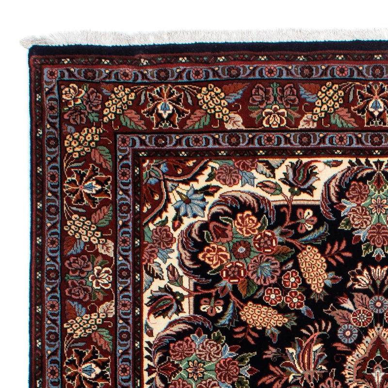 Persisk tæppe - Bijar - 210 x 133 cm - mørkeblå