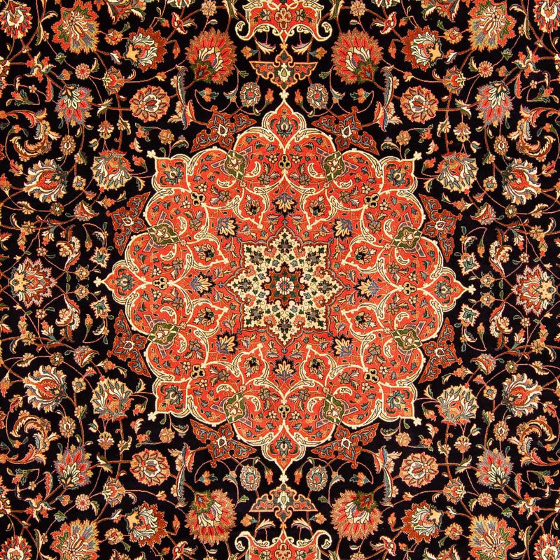 Persisk tæppe - Tabriz - Royal - 407 x 297 cm - mørkeblå