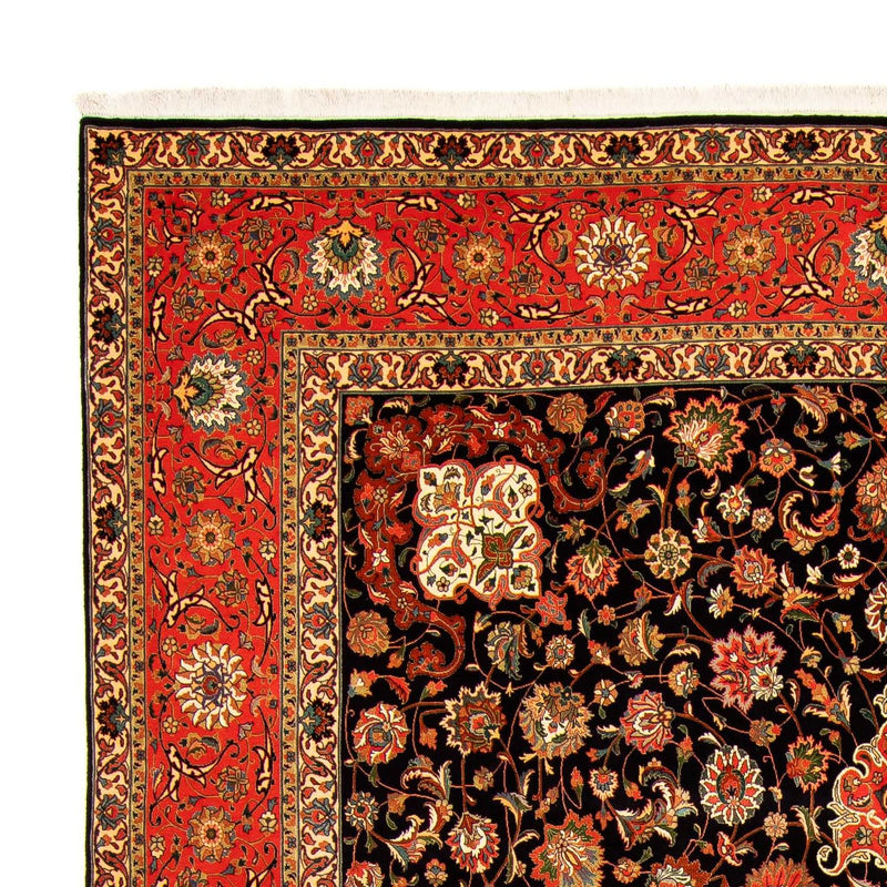 Persisk tæppe - Tabriz - Royal - 407 x 297 cm - mørkeblå