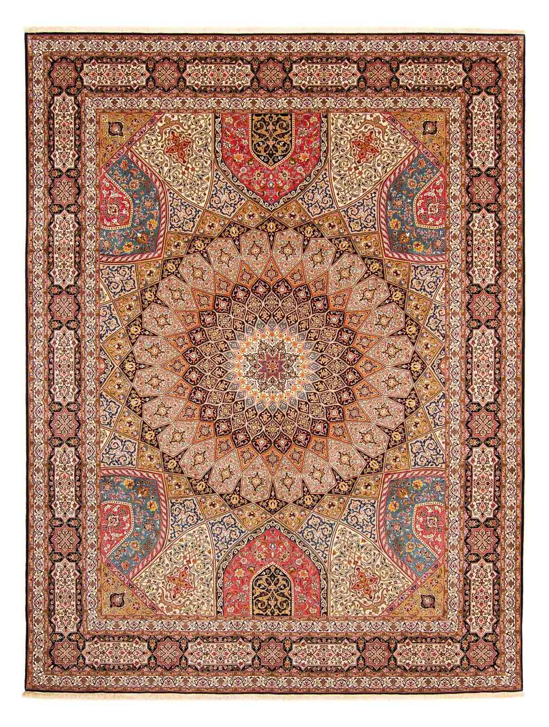 Persisk tæppe - Tabriz - Royal - 400 x 300 cm - flerfarvet