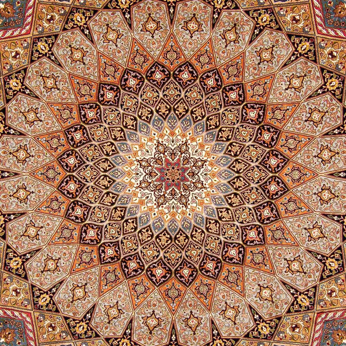 Persisk tæppe - Tabriz - Royal - 400 x 300 cm - flerfarvet