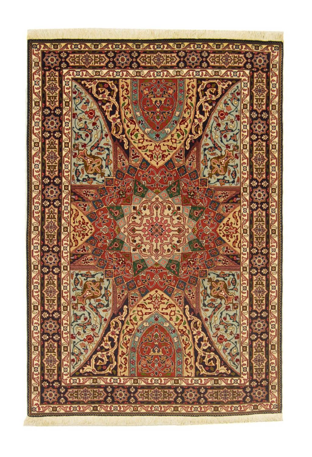 Persisk tæppe - Tabriz - Royal - 151 x 102 cm - flerfarvet
