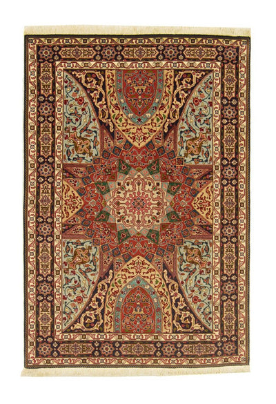 Tabriz - 50 Raj Tæppe 102x151cm - Persisk tæppe
