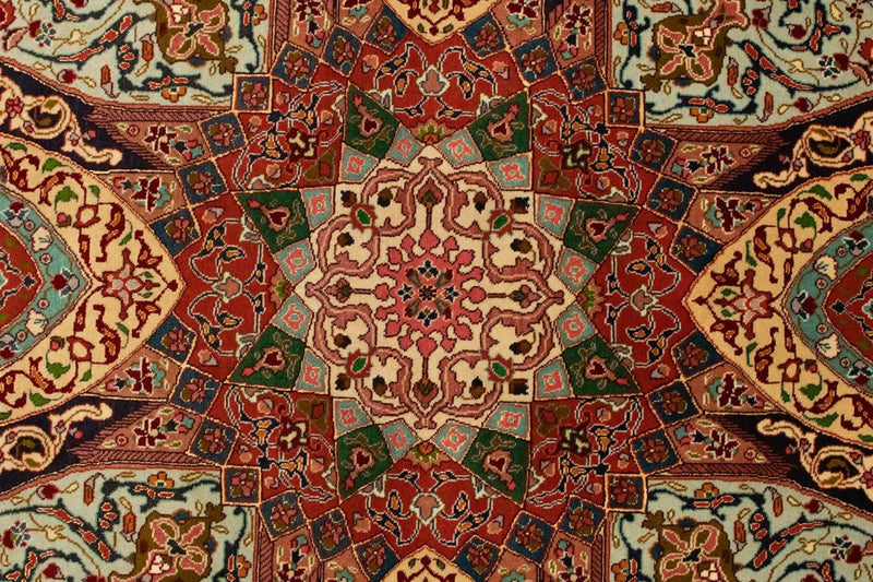 Persisk tæppe - Tabriz - Royal - 151 x 102 cm - flerfarvet