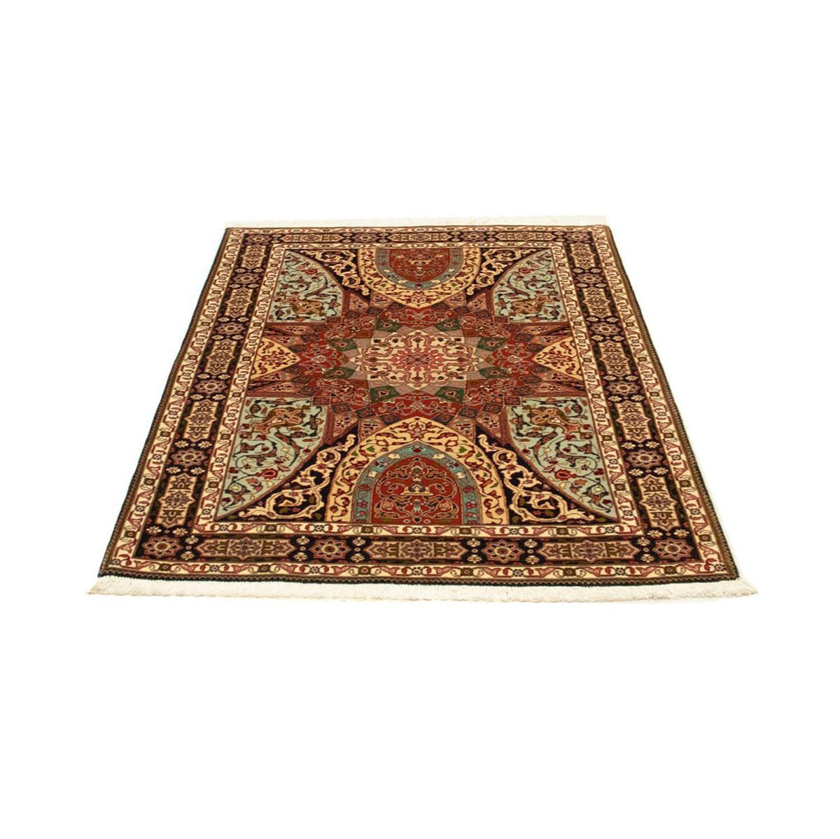 Persisk tæppe - Tabriz - Royal - 151 x 102 cm - flerfarvet