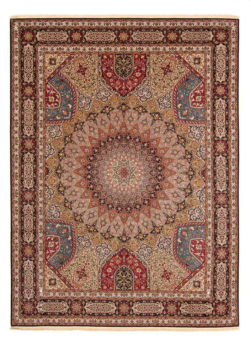 Persisk tæppe - Tabriz - Royal - 388 x 298 cm - flerfarvet