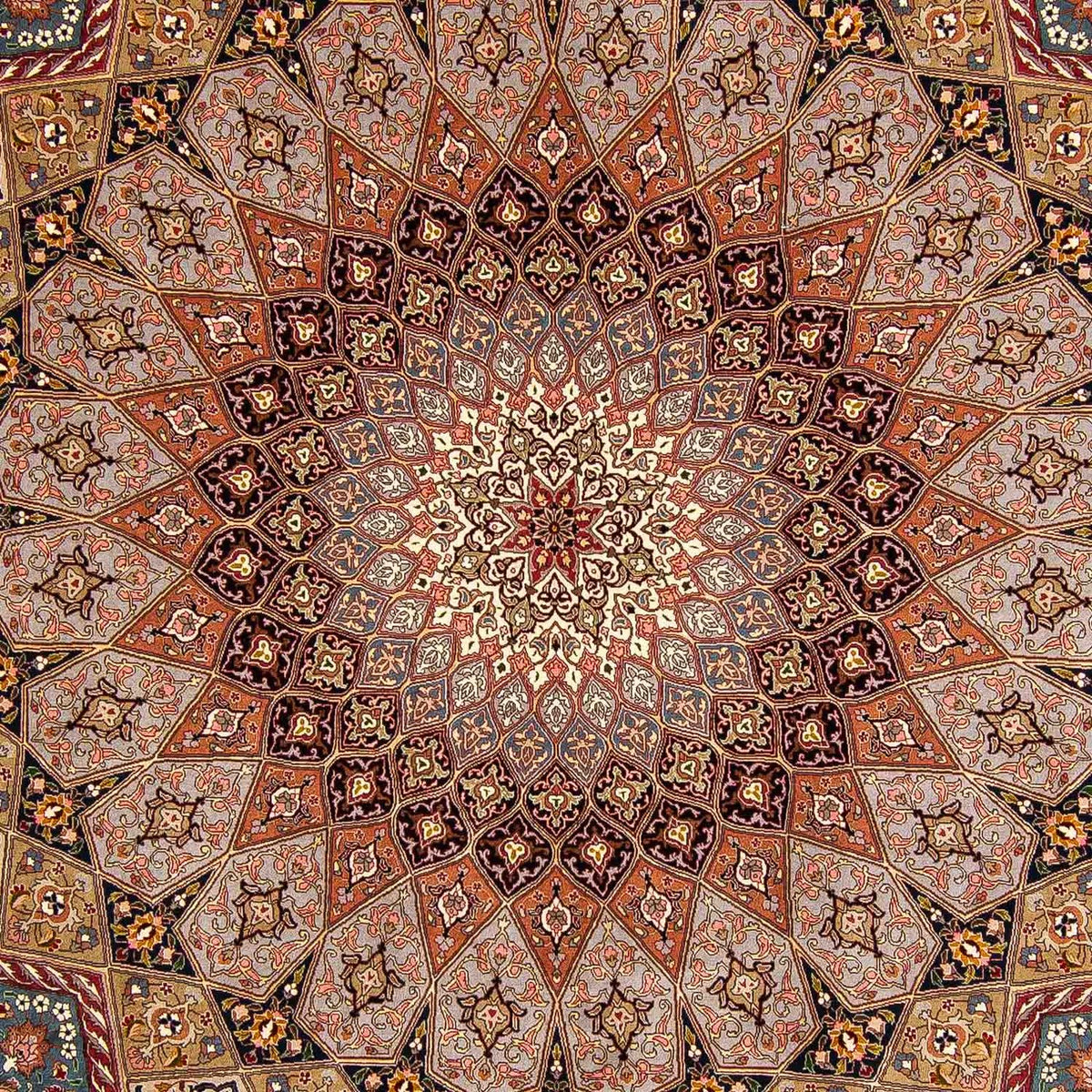 Persisk tæppe - Tabriz - Royal - 388 x 298 cm - flerfarvet