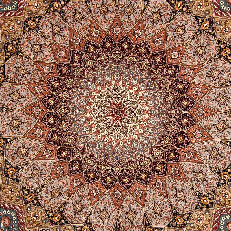 Persisk tæppe - Tabriz - Royal - 388 x 298 cm - flerfarvet