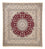 Persisk tæppe - Nain - Premium firkantet - 211 x 200 cm - beige
