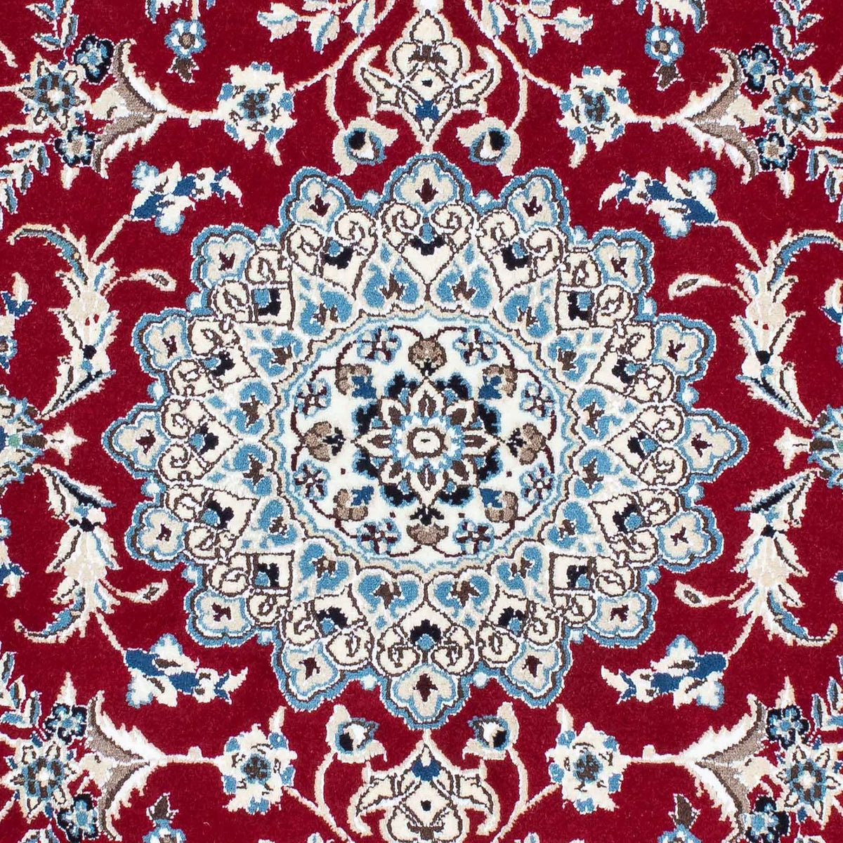 Persisk tæppe - Nain - Royal - 169 x 113 cm - mørkerød