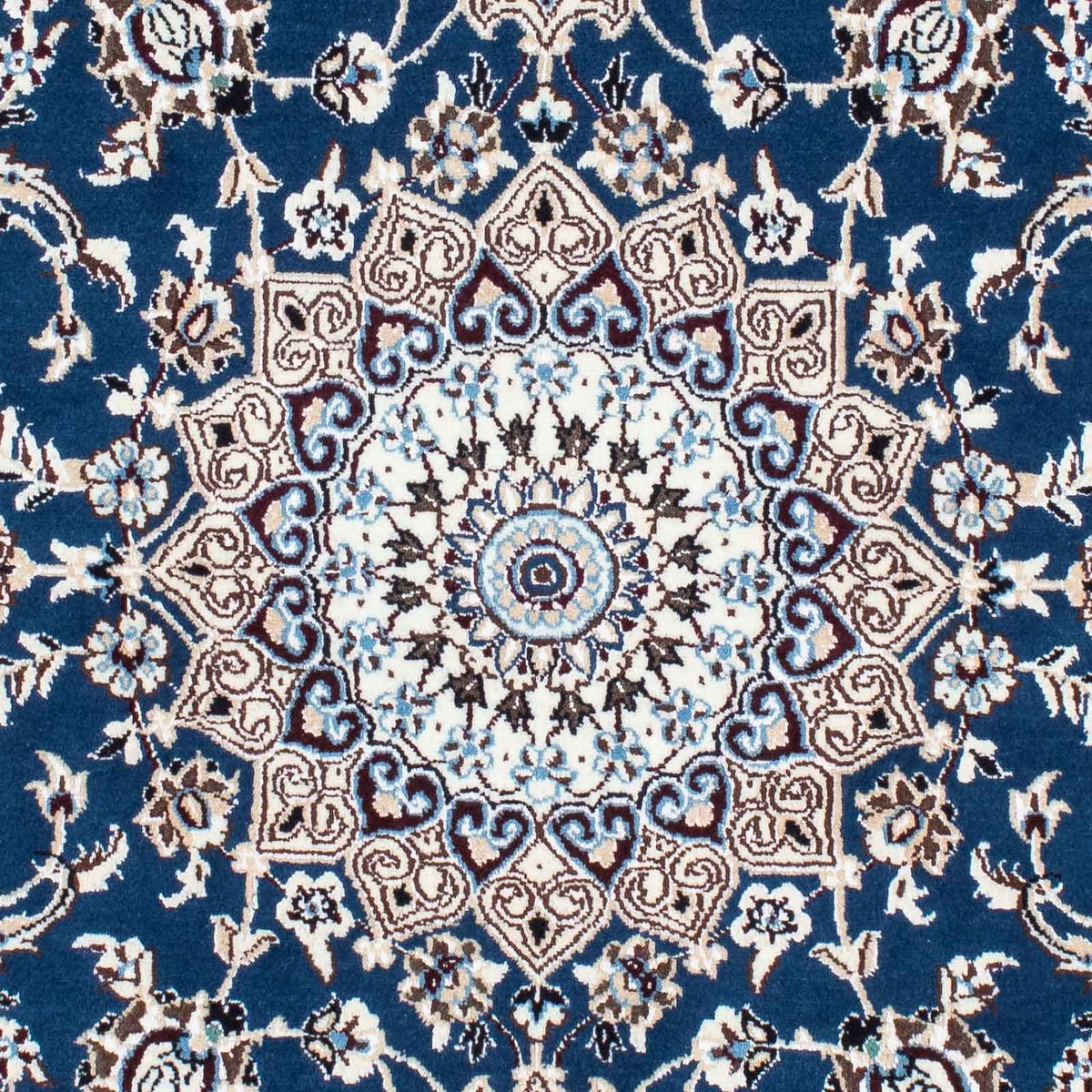 Persisk tæppe - Nain - Royal - 176 x 113 cm - blå