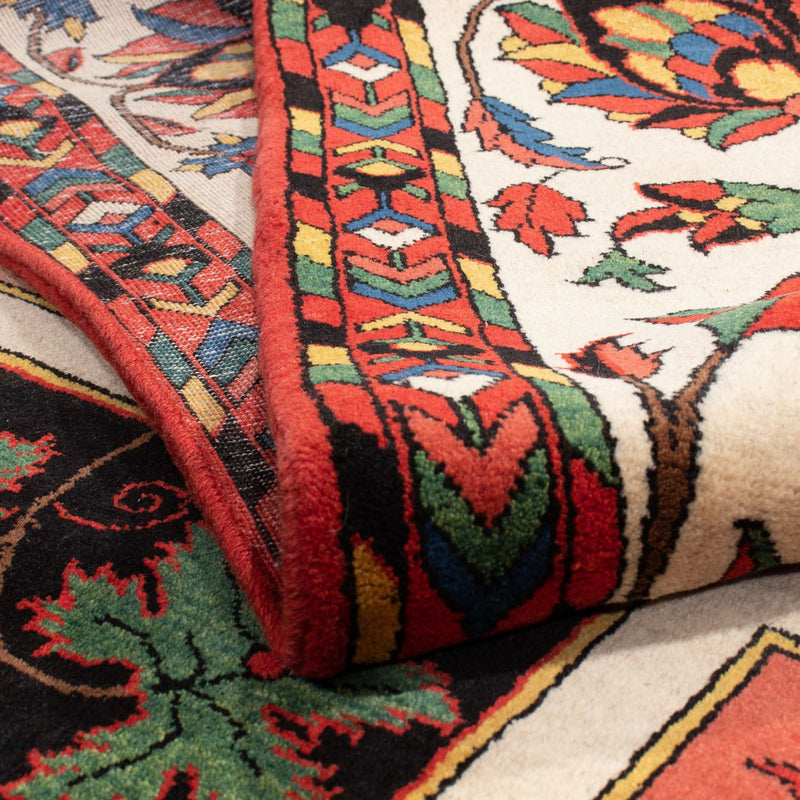 Persisk tæppe - Nomadisk - 377 x 252 cm - mørkerød