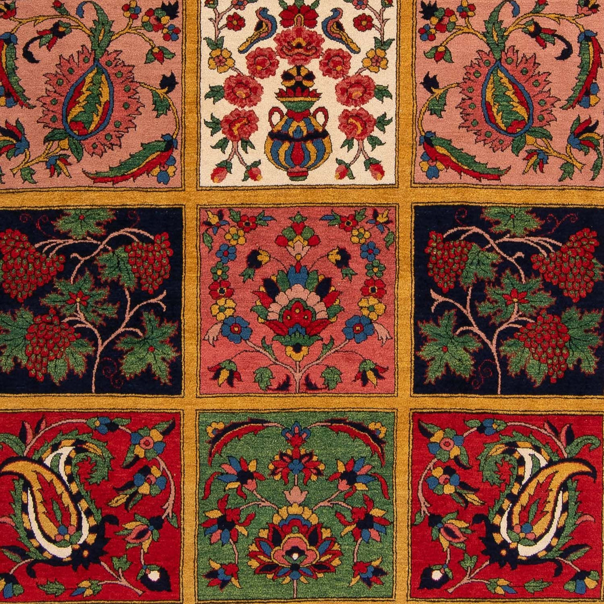 Persisk tæppe - Nomadisk - 338 x 246 cm - mørkerød