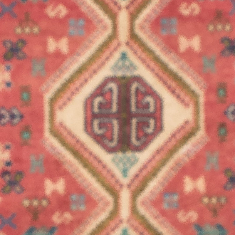 Persisk tæppe - Nomadisk - 123 x 78 cm - lysrød