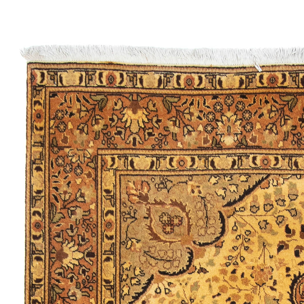 Persisk tæppe - Tabriz - 205 x 154 cm - brun
