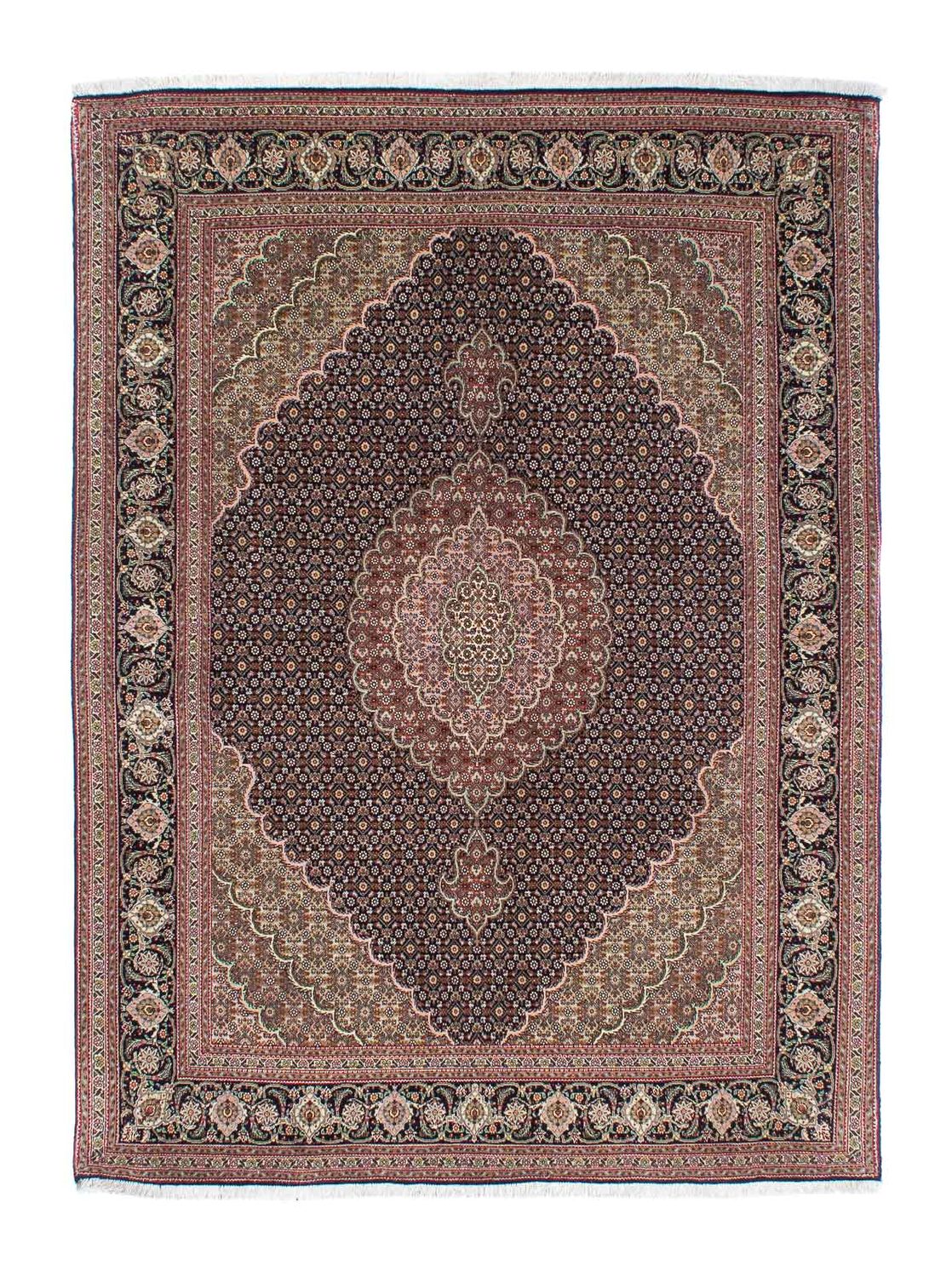Persisk tæppe - Tabriz - 205 x 150 cm - lys brun