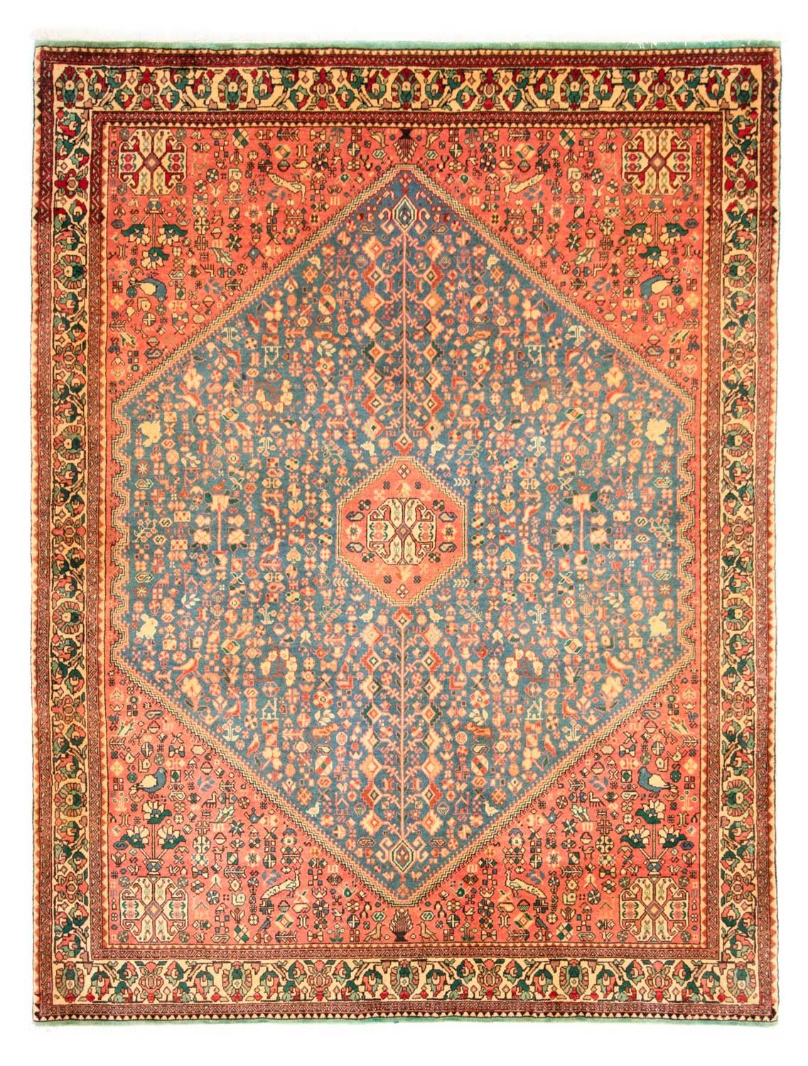 Persisk tæppe - Nomadisk - 200 x 153 cm - lysrød