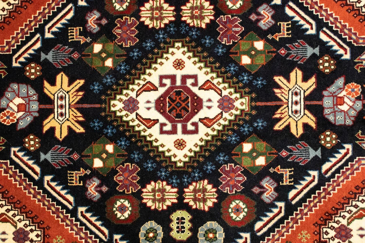 Persisk tæppe - Nomadisk - 154 x 107 cm - mørkeblå