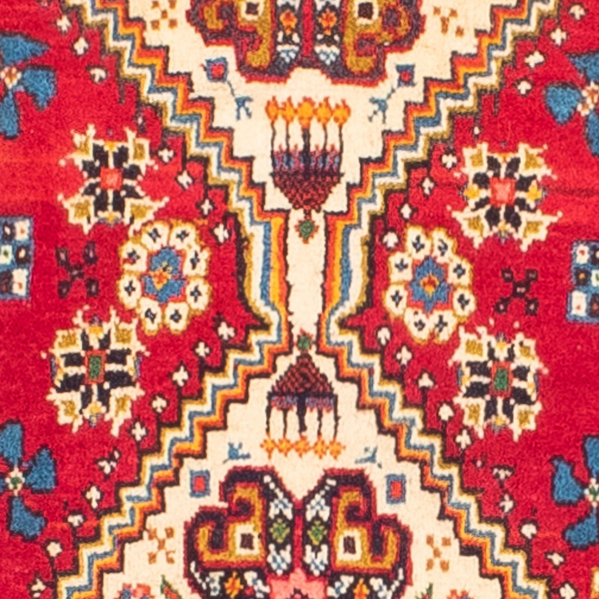Persisk tæppe - Nomadisk - 170 x 122 cm - rød