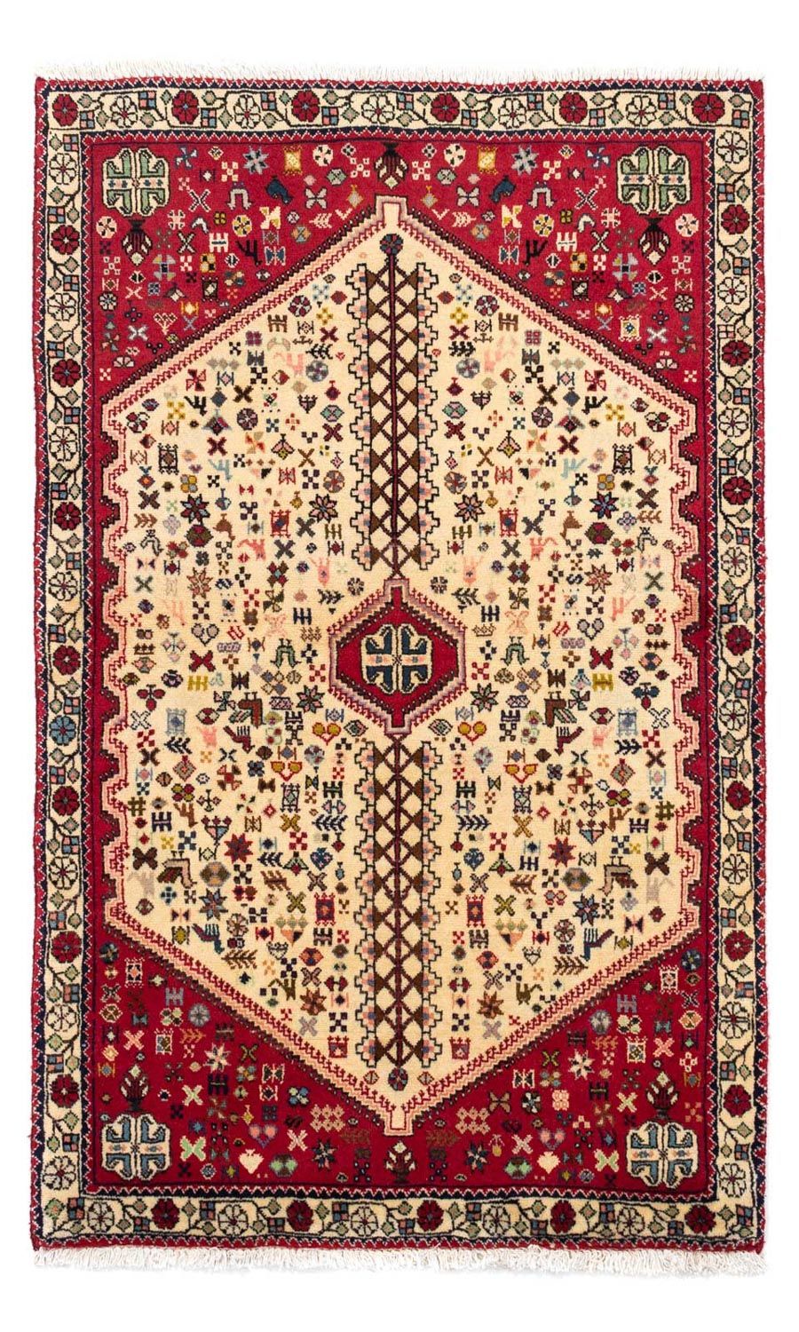 Persisk tæppe - Nomadisk - 158 x 98 cm - beige