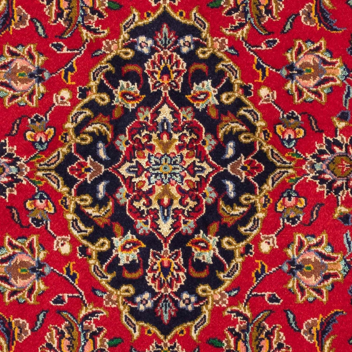 Persisk tæppe - Keshan - 118 x 79 cm - rød