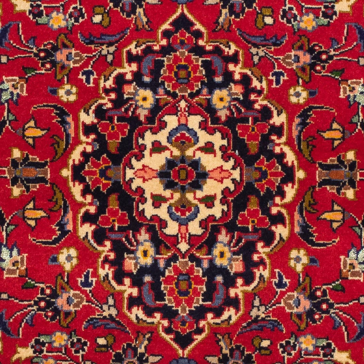 Persisk tæppe - Keshan - 129 x 70 cm - rød